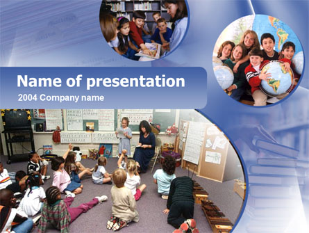 Primary Education Presentation Template, Master Slide