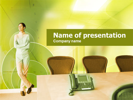Company Conference Room Presentation Template, Master Slide