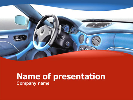 Car Design Presentation Template, Master Slide