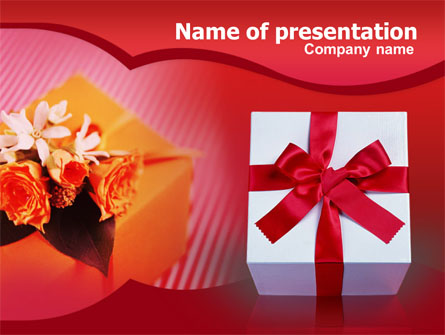 Present Box Presentation Template, Master Slide