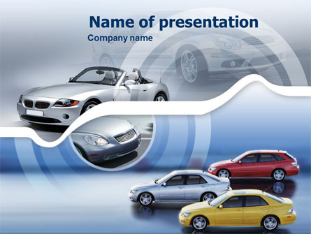 Modern Cars Presentation Template, Master Slide