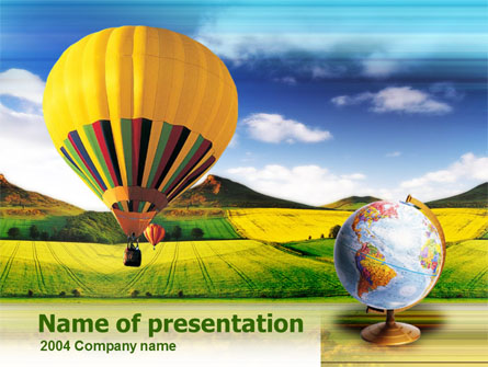 Aeronautics Presentation Template, Master Slide