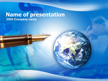 World Wide Business Presentation Template, Master Slide