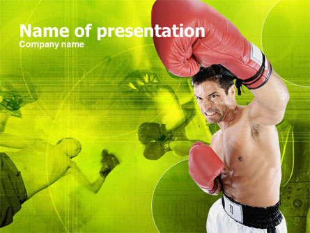 Boxing Presentation Template, Master Slide