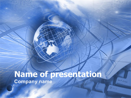 Global Communication Presentation Template, Master Slide