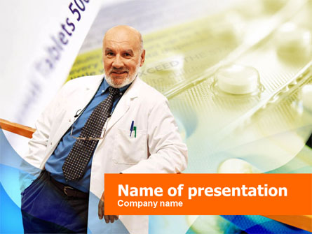 Pharmacy Production Presentation Template, Master Slide