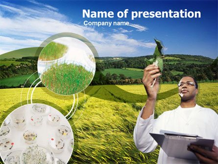 Field Agronomy Presentation Template, Master Slide