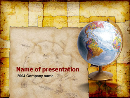 Historical Geography Presentation Template, Master Slide