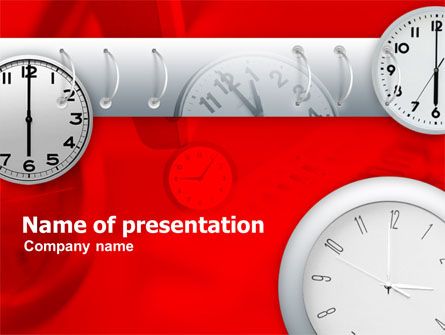 Time Managing Presentation Template, Master Slide