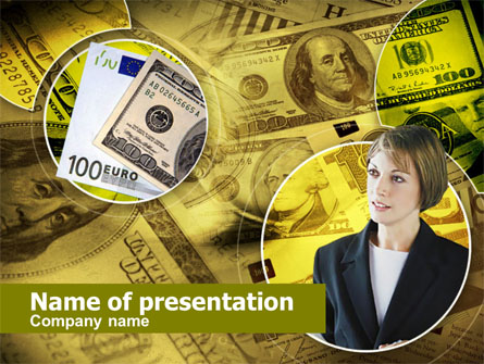 Lady Financier Presentation Template, Master Slide