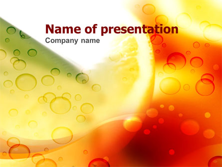 Orange Presentation Template, Master Slide