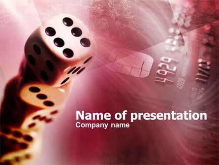 Gambling Online Presentation Template, Master Slide