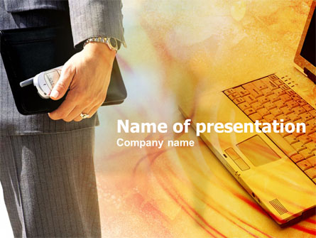 Business Instruments Presentation Template, Master Slide