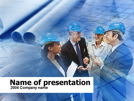 Builders's Meeting Presentation Template, Master Slide