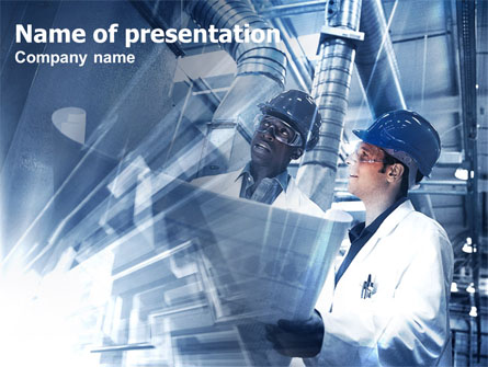Industrial Process Presentation Template, Master Slide