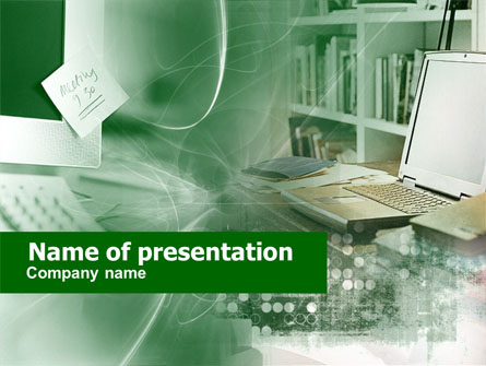 Computers Presentation Template, Master Slide