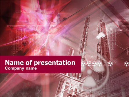Nuclear Energy Free Presentation Template, Master Slide