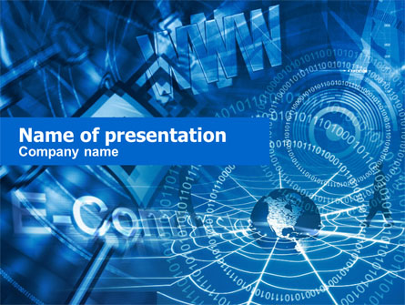 Communication Via E-mail Presentation Template, Master Slide