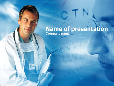 Ophthalmologist Presentation Template, Master Slide