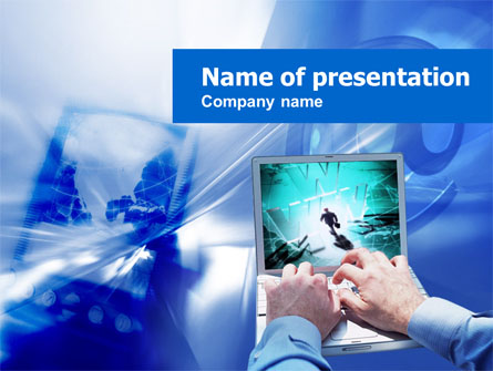 Internet Access Presentation Template, Master Slide