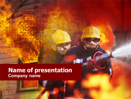 Firefighting Free Presentation Template, Master Slide