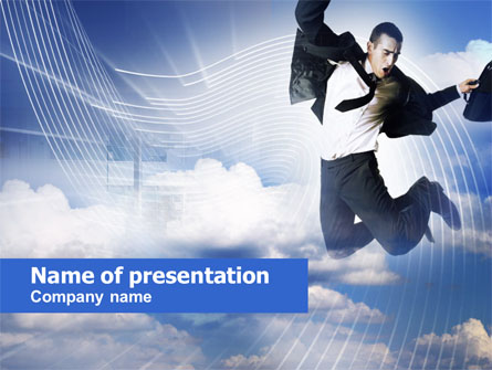 Business Success Worker Presentation Template, Master Slide