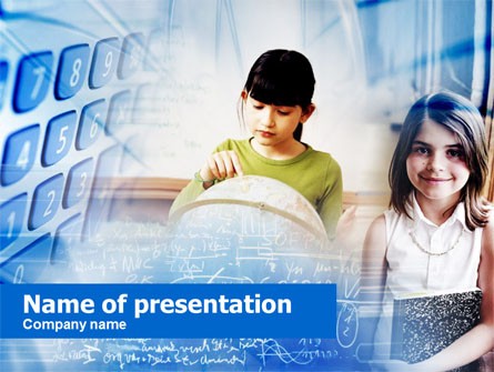 Primary School Pupils Presentation Template, Master Slide