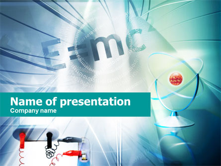 Physics Lessons Presentation Template, Master Slide