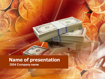 Cash Money Presentation Template, Master Slide