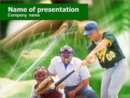 Baseball Rules Presentation Template, Master Slide