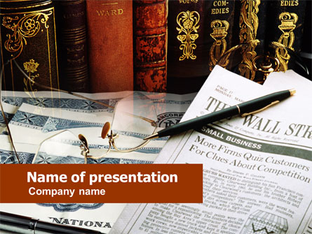 Business Analytic Studying PowerPoint Presentation Template, Master Slide