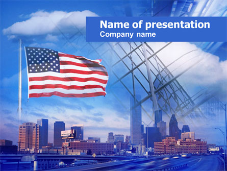 American City Presentation Template, Master Slide