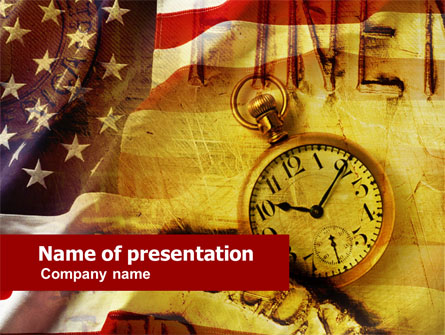American History Presentation Template, Master Slide