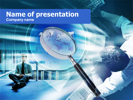 Business Search Presentation Template, Master Slide