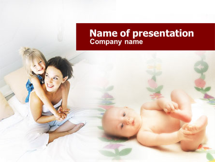 Caring for Baby Presentation Template, Master Slide