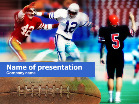 Football Players Presentation Template, Master Slide