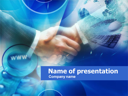 Online Business Presentation Template, Master Slide