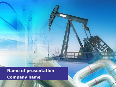 Oil Industry Presentation Template, Master Slide