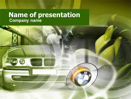 Luxury Sedan Presentation Template, Master Slide