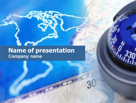 Business Compass Presentation Template, Master Slide