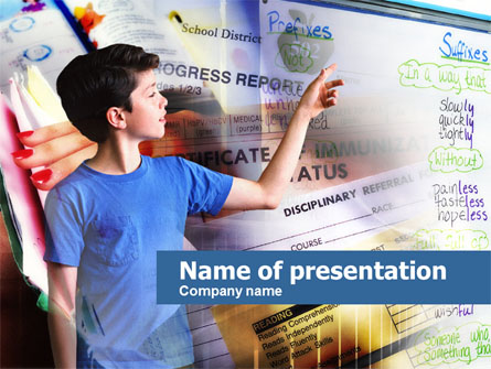 Advances in School Presentation Template, Master Slide