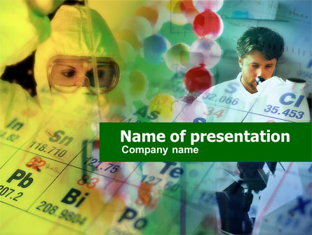 Laboratory of Chemistry Presentation Template, Master Slide