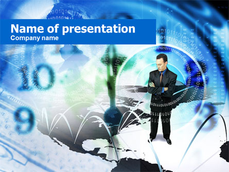 Global Business Calls Presentation Template, Master Slide