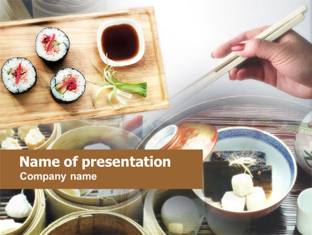 Sushi Presentation Template, Master Slide
