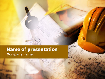 Building Plan Presentation Template, Master Slide