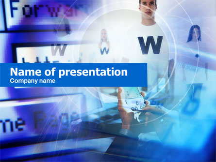 Web Services Presentation Template, Master Slide