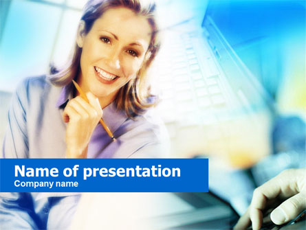 Personal Assistant Presentation Template, Master Slide