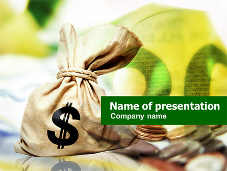 Money Sack Presentation Template, Master Slide