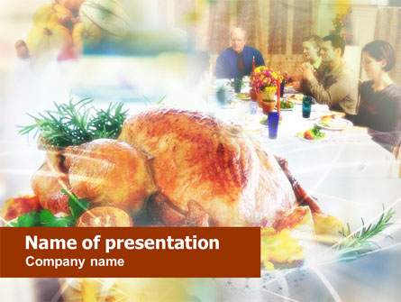 Thanksgiving Dinner Presentation Template, Master Slide