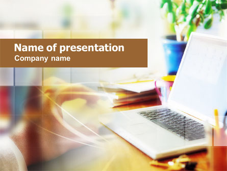 Working from Home Presentation Template, Master Slide